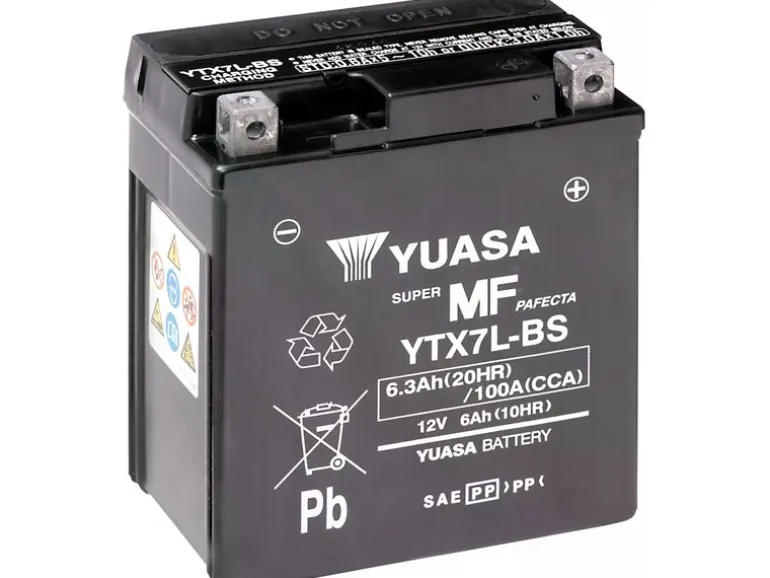 YUASA Motorradbatterie AGM 12V/6.3Ah/100A