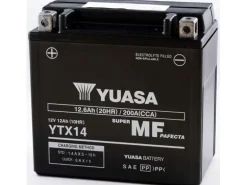 YUASA Motorradbatterie AGM 12 V/12.6Ah/200A