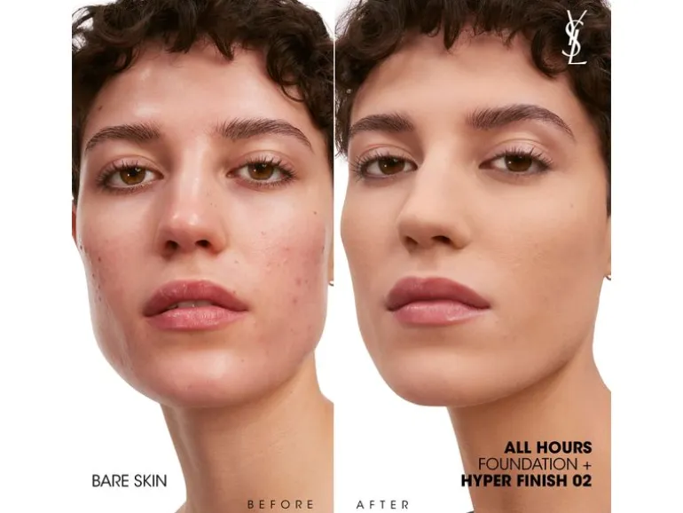 Yves Saint Laurent Kompaktpuder All Hours Hyper Finish 02 Mattierend 02