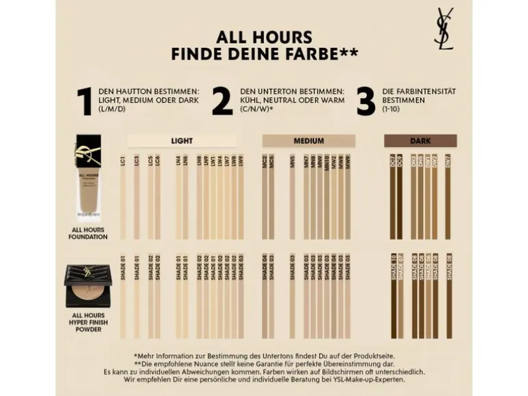 Yves Saint Laurent Kompaktpuder All Hours Hyper Finish 06 06