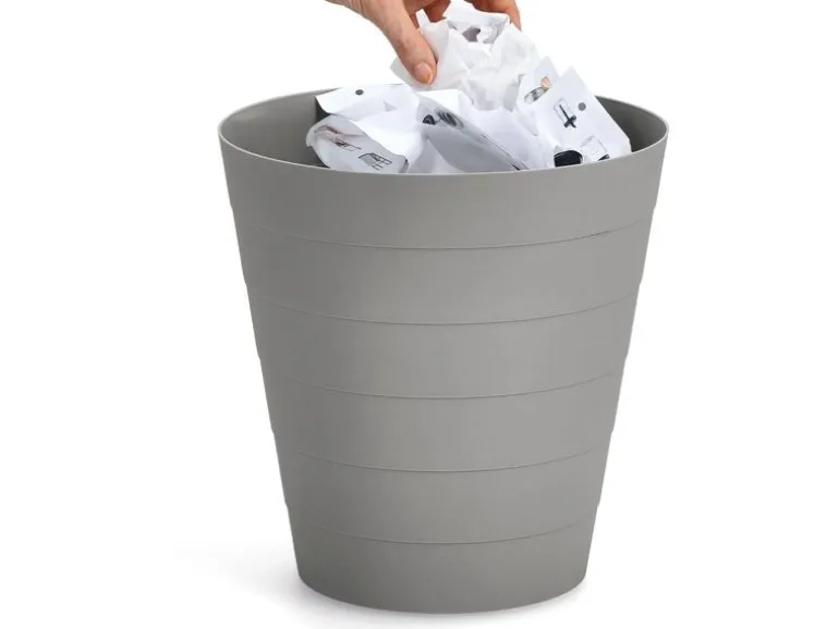 Zeller Present Abfalleimer 13.5 l, Grau