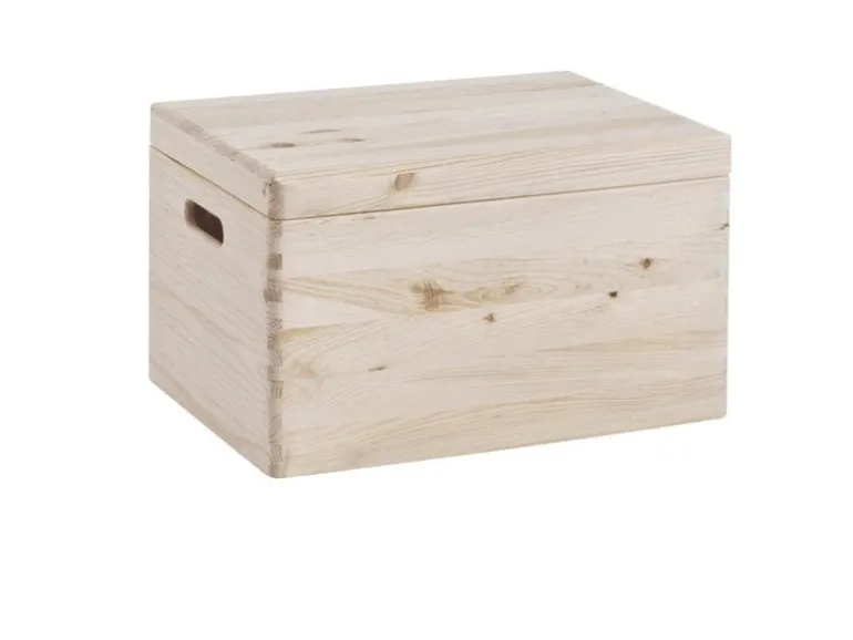 Zeller Present Aufbewahrungskiste mit Deckel 40 x 23 cm, Nature