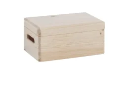Zeller Present Aufbewahrungskiste mit Deckel 30 x 14 cm, Nature
