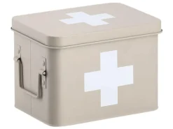 Zeller Present Erste Hilfe Schrank 21.5 x 16 x 16 cm, Beige