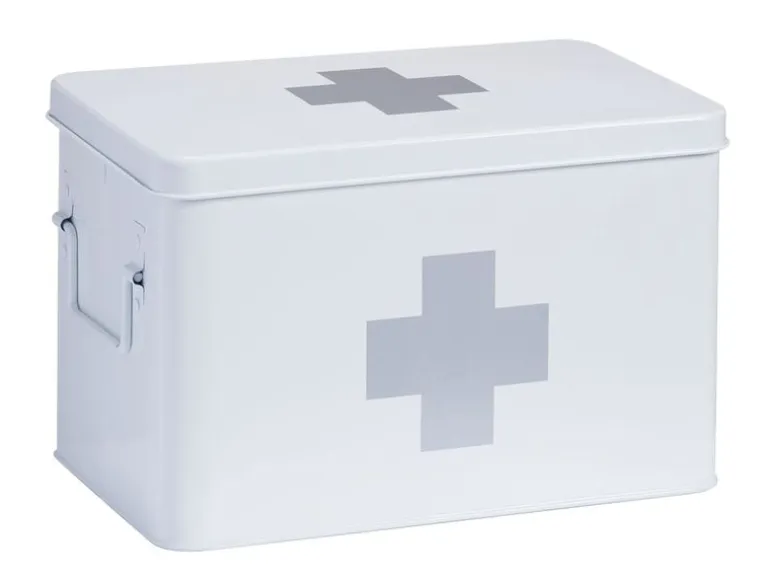Zeller Present Erste Hilfe Schrank 32 x 19.5 x 20 cm, Weiss