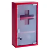 Zeller Present Erste Hilfe Schrank 25 x 12 x 45 cm, Rot