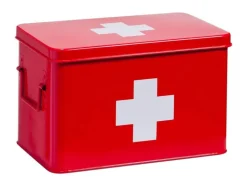 Zeller Present Erste Hilfe Schrank 32 x 19.5 x 20 cm, Rot