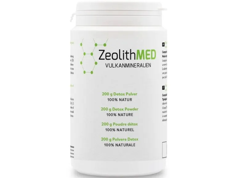 Zeolith MED Vulkanmineralien Detox Pulver 200 g