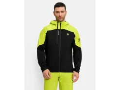 Ziener Regenjacke NEMIL-Z Herren Black Bitter Lemon, Gr. 52