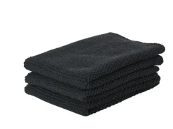 Zone Denmark Abwaschlappen 27 cm x 27 cm, 3 Stück, Schwarz