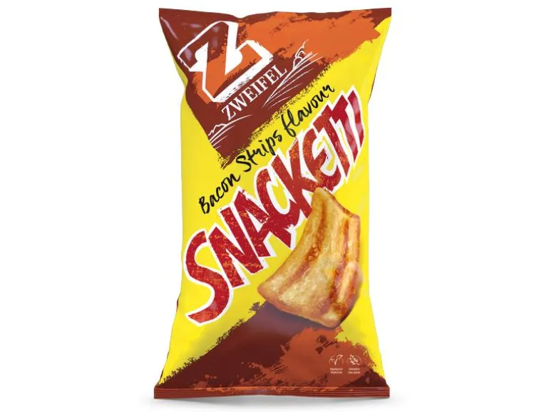 Zweifel Chips Snacketti Bacon flavour Strips 75 g